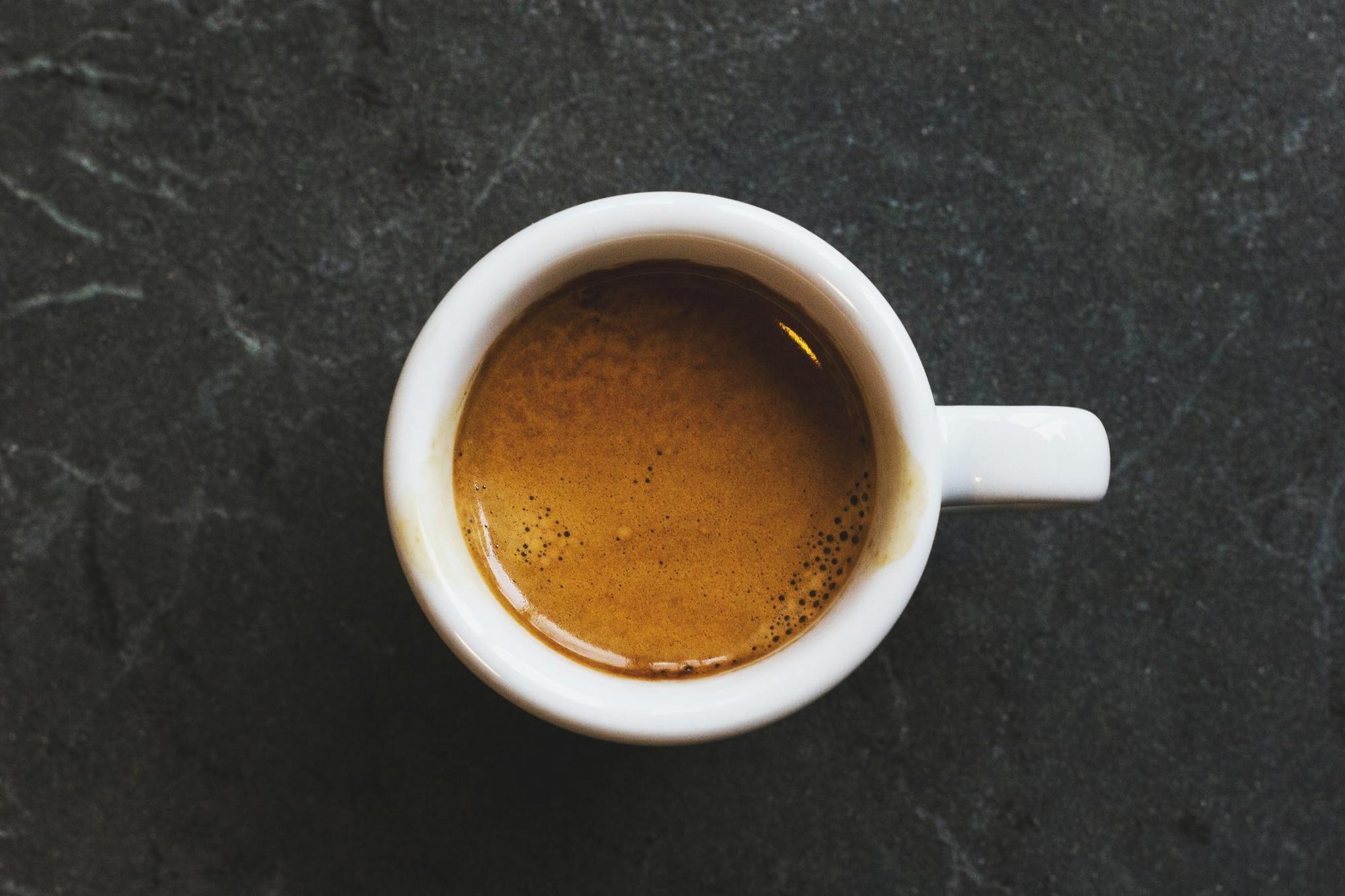 Eine Tasse entkoffeinierter Espresso von OHNE