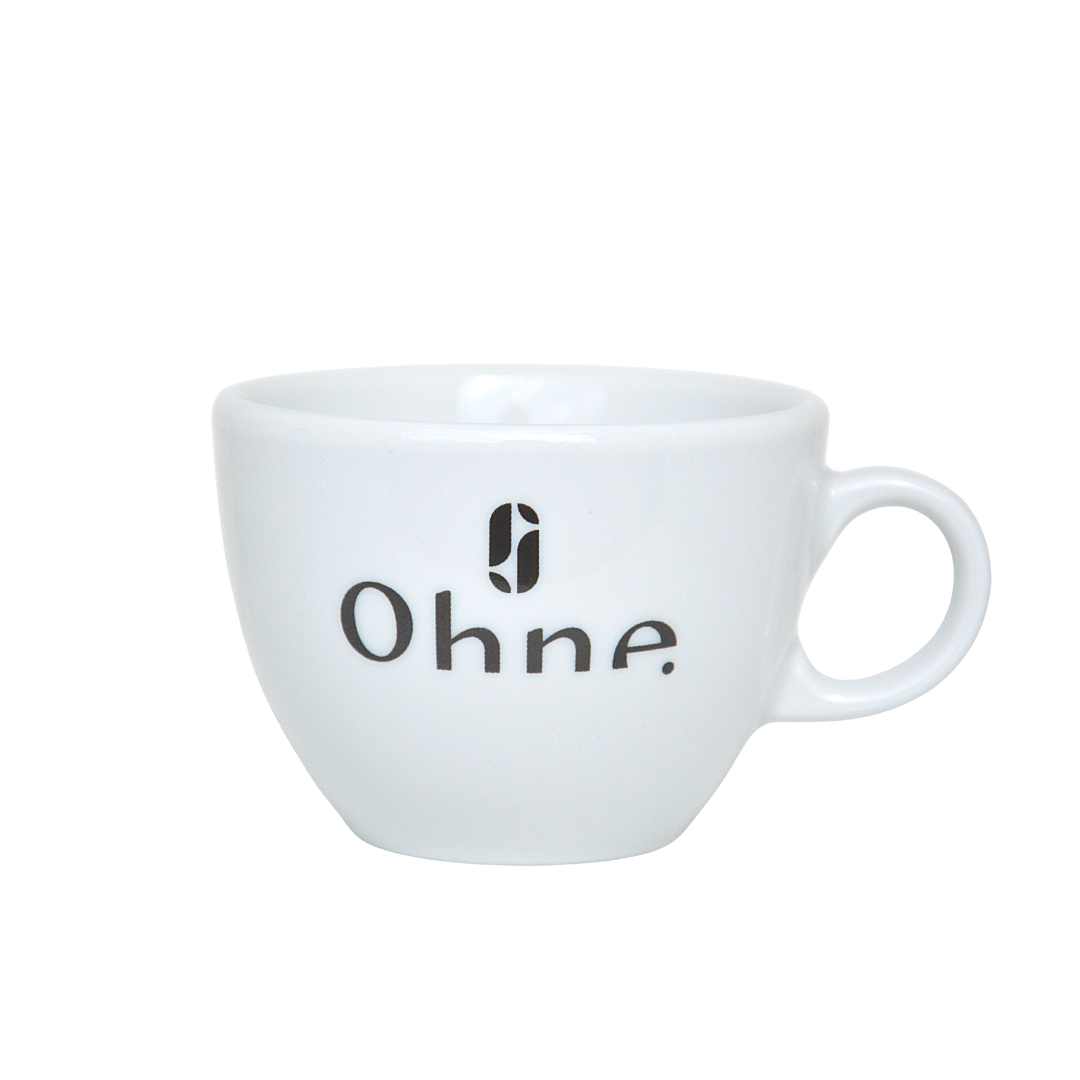 OHNE Kaffeetasse für entkoffeinierten Kaffeegenuss 